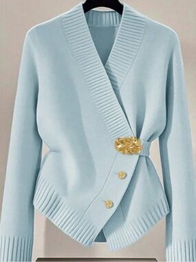 Blue Casual Women's Gloweve Sweater